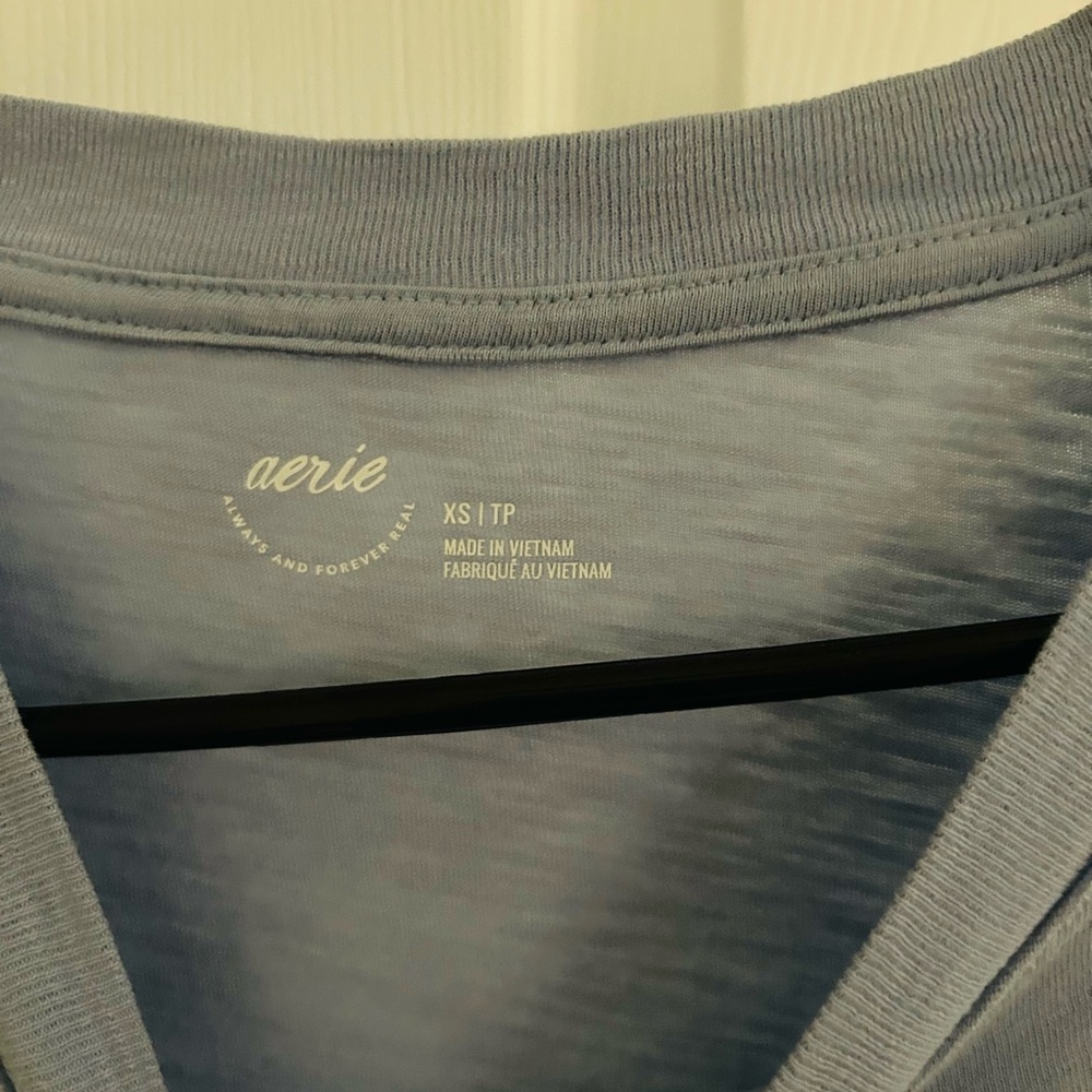 Aerie New York Graphic Tee - Slate Blue - Picture 2 of 2